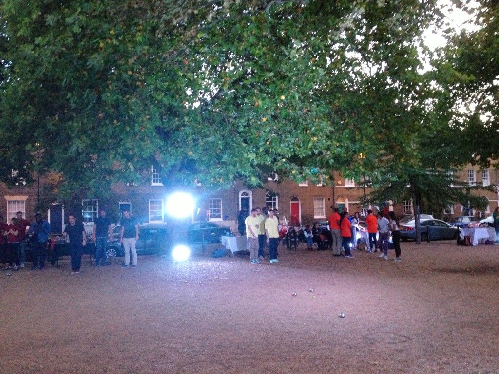 Boules, petanque in Cleaver Square - kenningtonrunoff.com