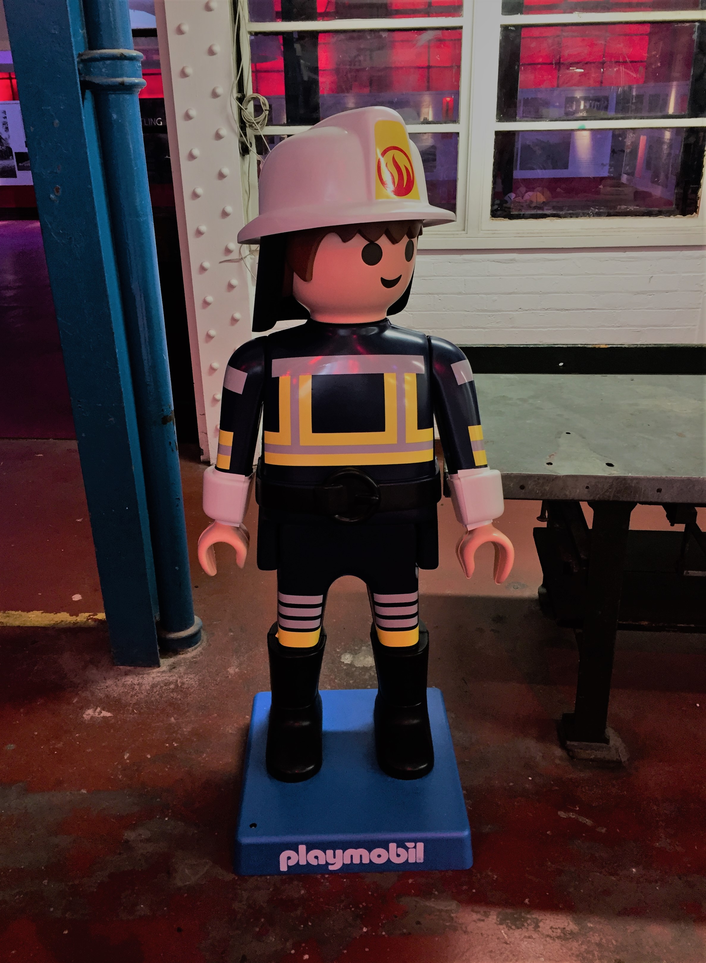 lego firewoman at London Fire Brigade Museum - kenningtonrunoff.com