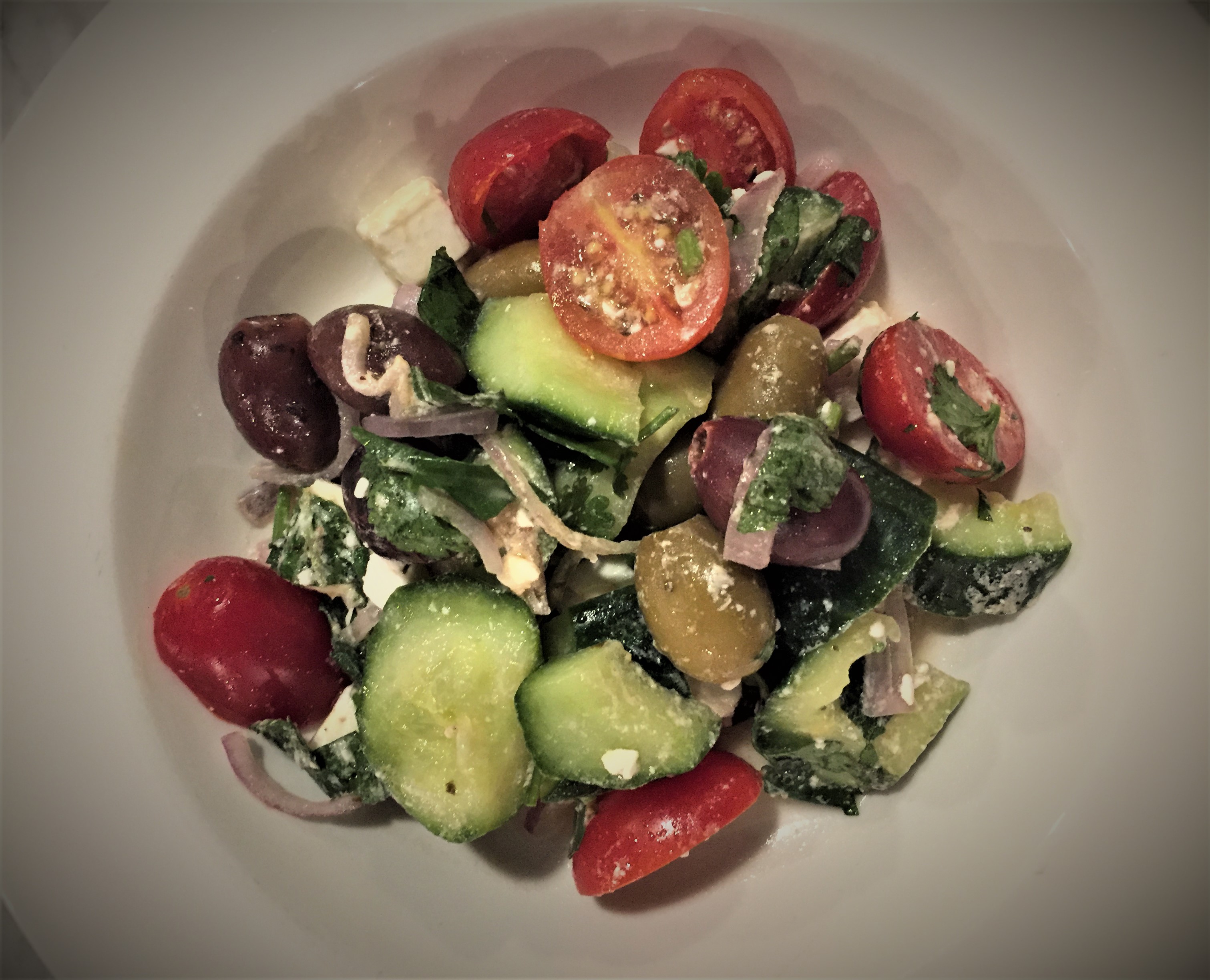 Mahrez's Greek salad at Counter Termini - kenningtonrunoff.com